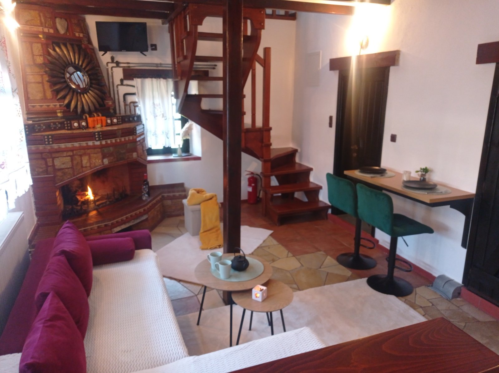 Traditional wooden interior